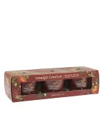 Red Apple Wreath Votivkerze im Glas 3 x 37 g 3x37 g
