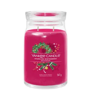 Yankee Candle Sparkling Winterberry Signature Kerze groß 567 g