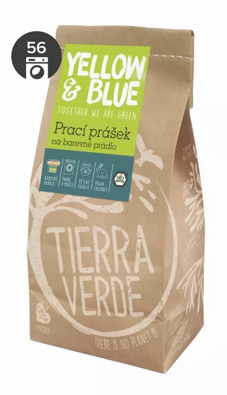 Tierra Verde Waschpulver für bunte Wäsche (Papiertüte 850 g)