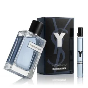 Yves Saint Laurent Y Pour Homme nachfüllbar 100 ml + EDP Mini Eau de Parfum für Herren