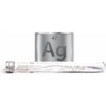 Nano-b Zahnbürste mit Silber durchscheinend - mittel