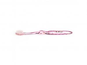 Nano-b Silberne Zahnbürste rosa - mittel