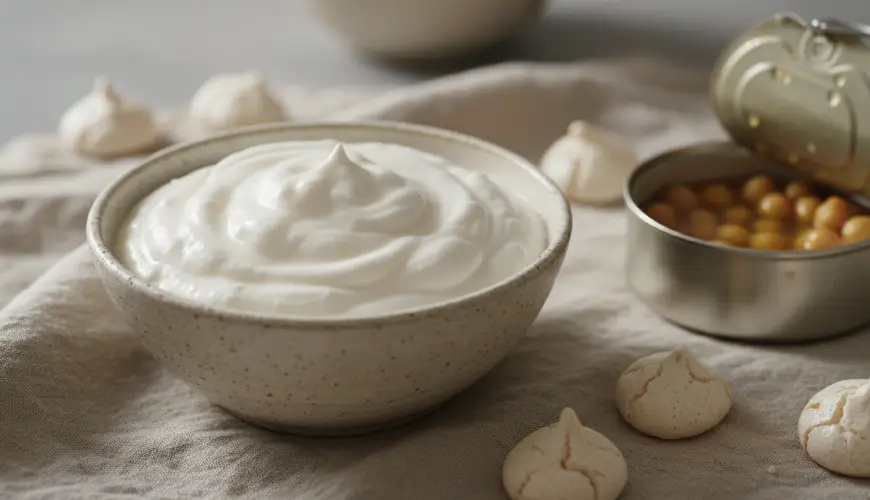 Aquafaba oder Kichererbsenflüssigkeit ersetzt Eier beim Backen