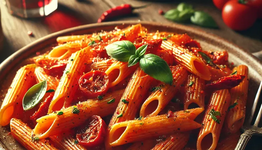 Arrabiata ist eine würzige italienische Sauce voller Aromen.