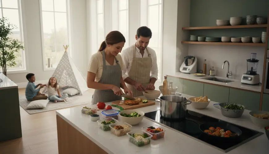 Batch cooking oder Essen für die Woche in 3 Stunden