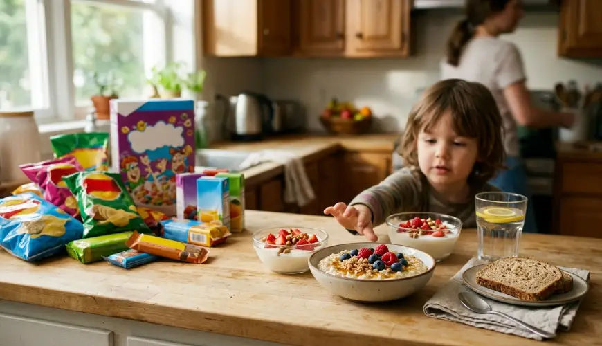 Kinderfettleibigkeit und hochverarbeitete Lebensmittel gehen Hand in Hand
