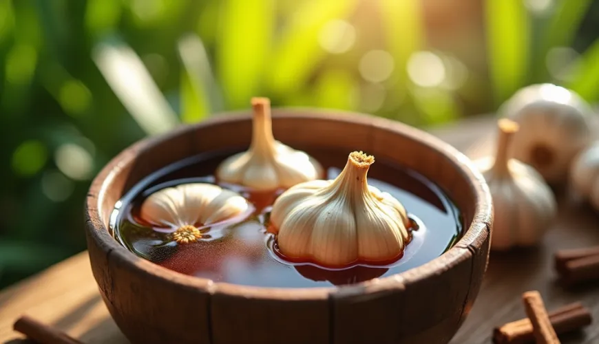 Wie das Beizen von Knoblauch mit Nelken und Zimt für stärkere Pflanzen sorgt