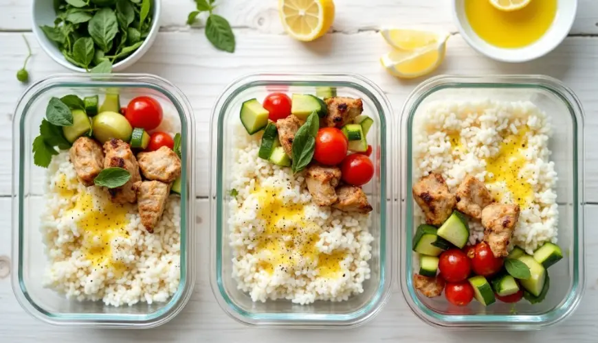 # Wie man Meal Prep in 45 Minuten für drei Tage schafft