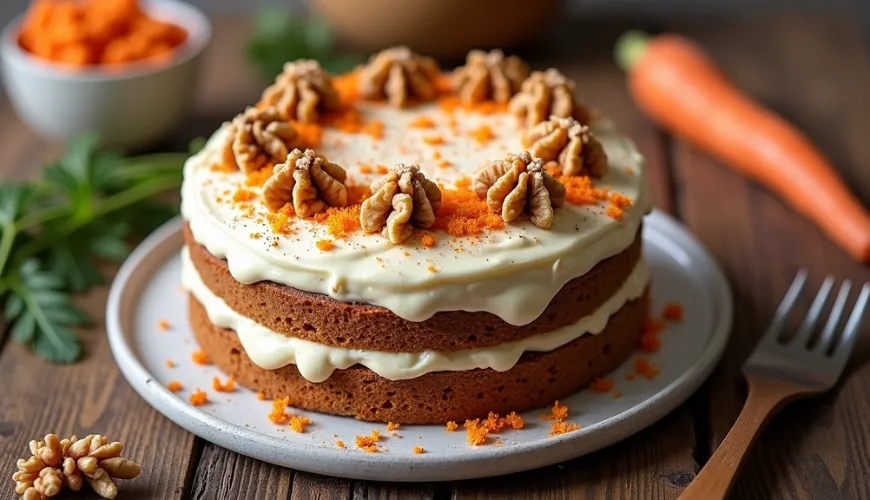 Wie man den besten Karottenkuchen mit Mascarpone einfach und schnell zubereitet