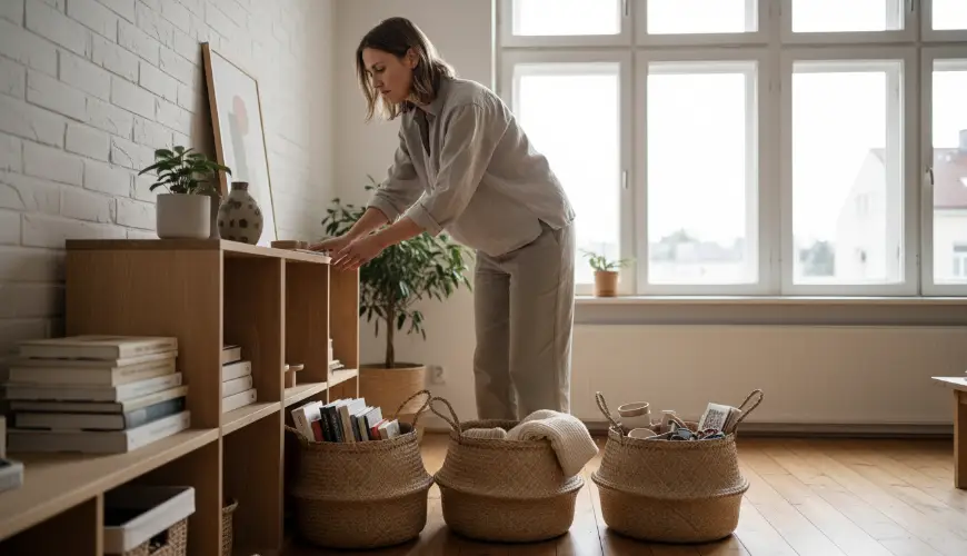 # Jak snížit doma nepořádek bez vyhazování věcí

## Wie man zu Hause Unordnung reduziert, ohne Dinge