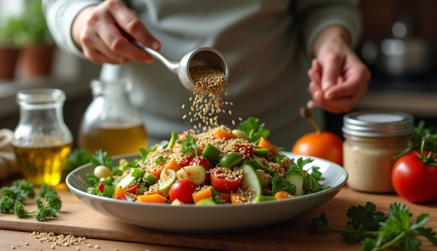 Wie man Sesamsamen in der Küche verwendet, damit das Essen besser schmeckt und nahrhafter ist