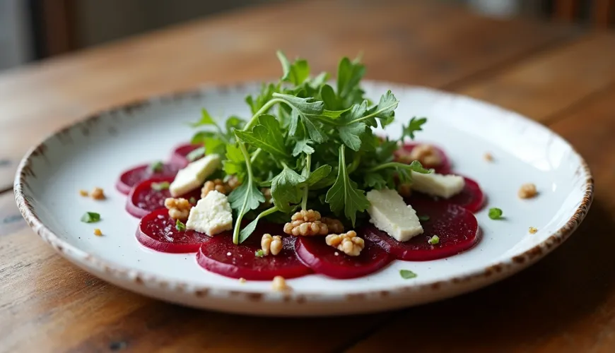Carpaccio als Kunst des Geschmacks, die Ihre Sinne begeistert