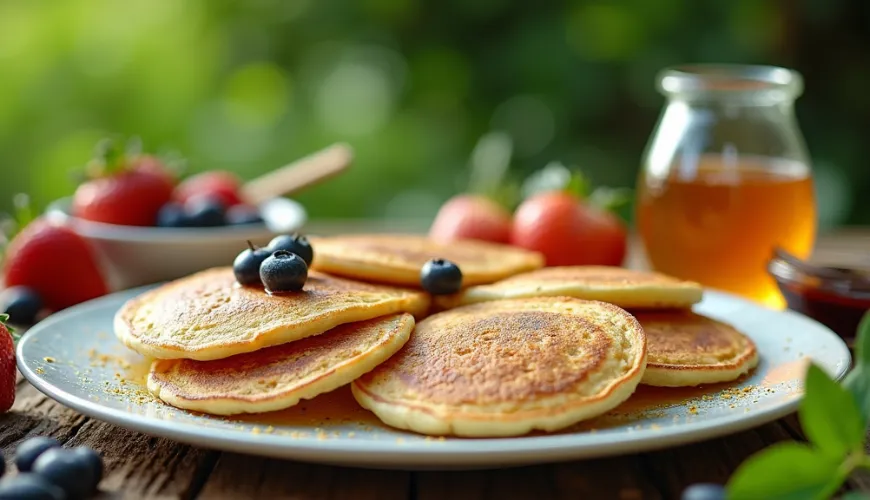 Kefir-Pfannkuchen für ein tolles Frühstück, das Ihren Tag in Schwung bringt