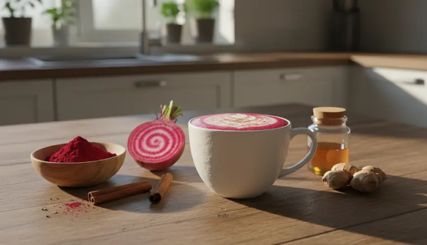 Rote-Bete-Latté ist gut für Gesundheit und Geschmack