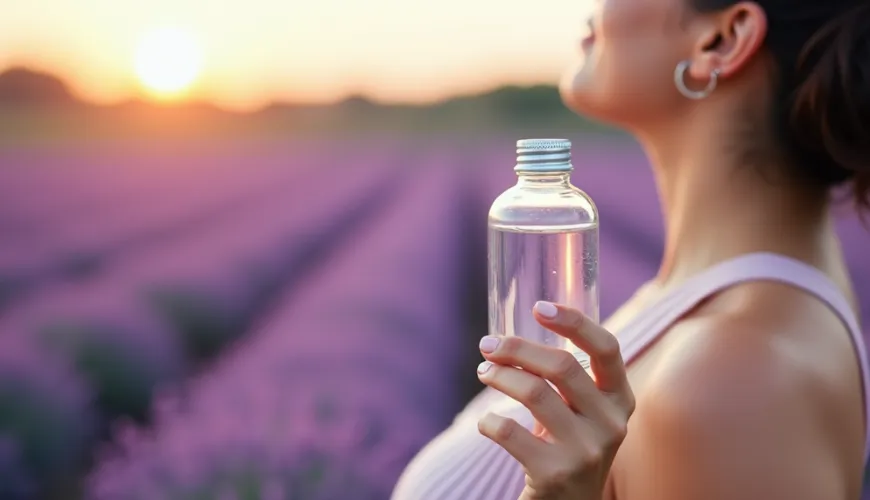 Lavendelwasser für gesunde Haut ohne Akne