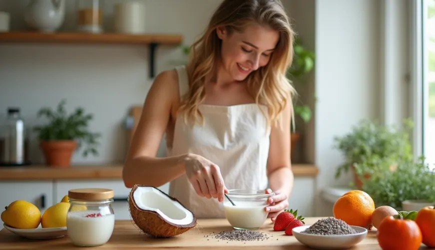 Entdecken Sie den Zauber eines schnellen Desserts aus Kokosmilch und bringen Sie frischen Wind in Ih