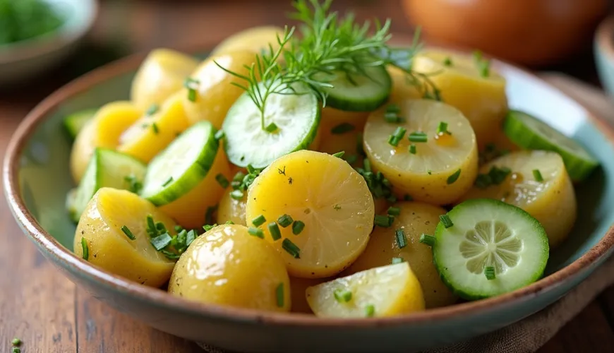 Woher kommt der deutsche Kartoffelsalat und warum ist er beliebt?