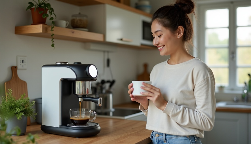 Entkalken Sie Ihre Kaffeemaschine regelmäßig, damit der Kaffee richtig fließt, stabil schmeckt und d