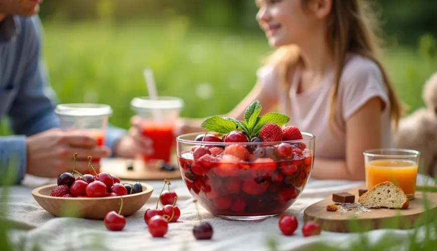 Fruchtbowle Rezept, das in Ihrem Garten garantiert glänzen wird