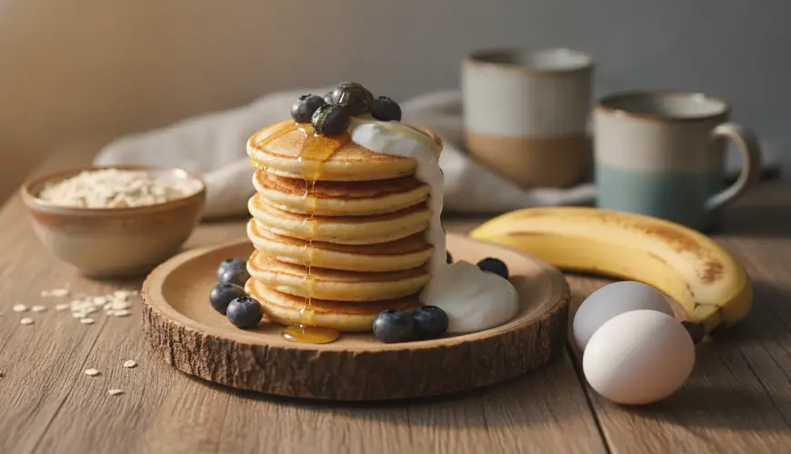 Pfannkuchen für die ganze Familie ohne Mehl und nur aus drei Zutaten