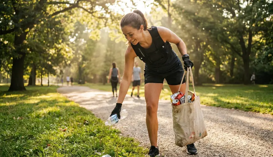 Plogging oder wie man läuft und die Natur sauber hält