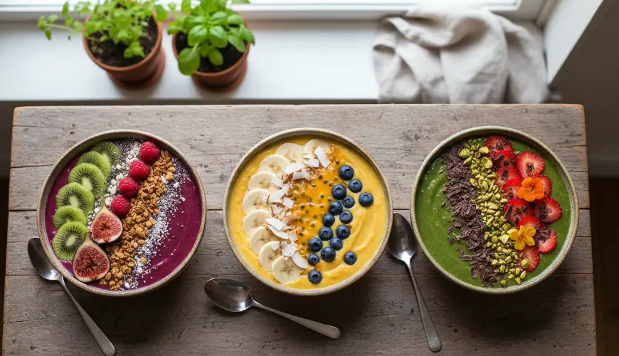 Smoothie Bowls sättigen Sie und liefern Energie