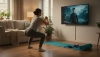 Training vor dem Fernseher hilft Ihnen, fit zu bleiben ohne Fitnessstudio