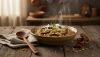 Duftendes Gerstenrisotto mit Steinpilzen oder Risotto aus Gerstengraupen