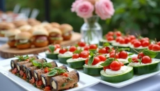 Was gibt es zur Feier statt belegter Brötchen, wenn Sie etwas anderes wollen?