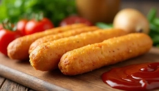Corndog: ein trendiges Gericht auf dem heimischen Tisch für Feiern und Picknicks