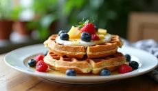Hüttenkäsewaffeln als köstliches Frühstück für einen gesunden Start in den Tag