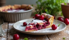 Wie man einen klassischen Clafoutis mit Kirschen zubereitet, der jeden beeindruckt