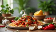 Szechuan-Huhn ist ein ideales Rezept für ein Wochenendmittagessen.