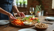 Ein schnelles Gericht, das frisch und gesünder ist, können Sie aus ein paar gewöhnlichen Zutaten aus