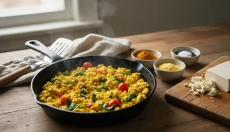 Tofu Scramble als Ei-Ersatz, der überrascht