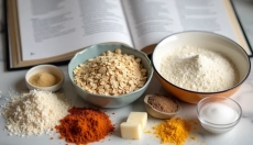 Rezept für Flapjacks mit Haferflocken als gesunde Alternative zu Keksen