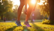 Entzündung der Achillessehne erkennt man an morgendlicher Steifheit, die schnell in Schmerzen überge