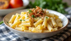 Überbackene Nudeln mit Quark, das perfekte Gericht für die ganze Familie