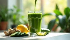 Grüner Smoothie zum Abnehmen, der lecker ist und satt macht