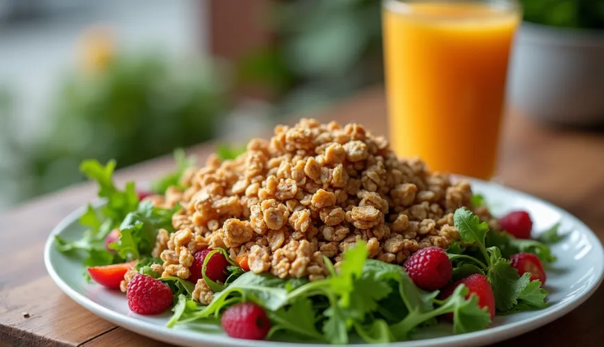 Die Verwendung von salziger Granola in der Küche ist vielseitiger, als man denkt.