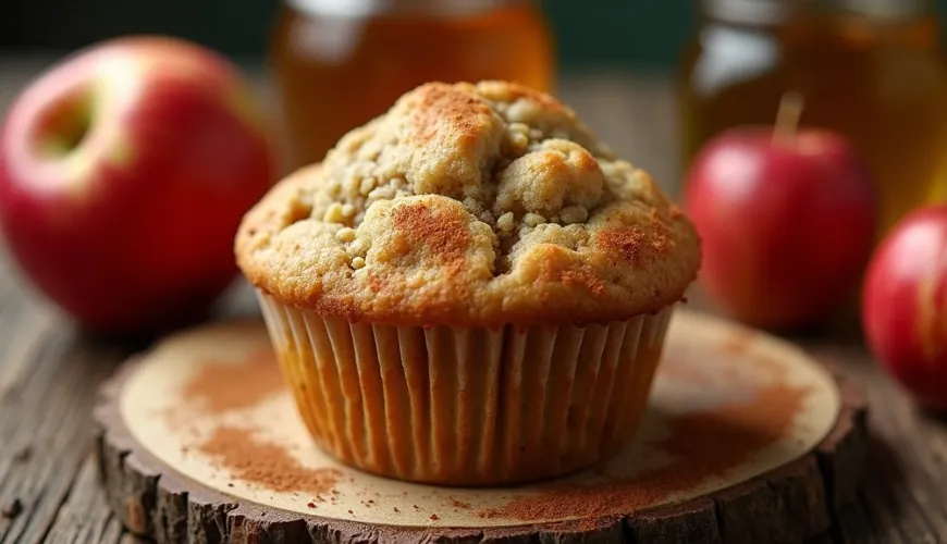 Gesunde Apfelmuffins, die der ganzen Familie schmecken werden